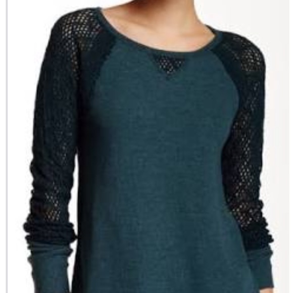 Lucky Brand Tops - Green Long Sleeve Sweater